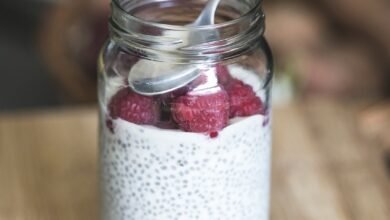 Raspberry Chia Pudding