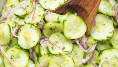 Old Fashioned Cucumbers and Onions in Vinegar Recipe