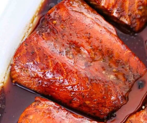 Maple Syrup Salmon Recipe | Maple Syrup Soy Sauce Salmon
