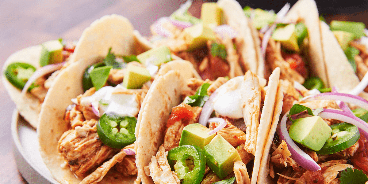 Authentic Mexican Shredded Chicken Street Tacos Recipe