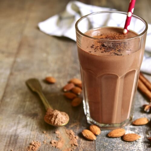 Chocolate Milkshake with Cocoa Powder Recipe
